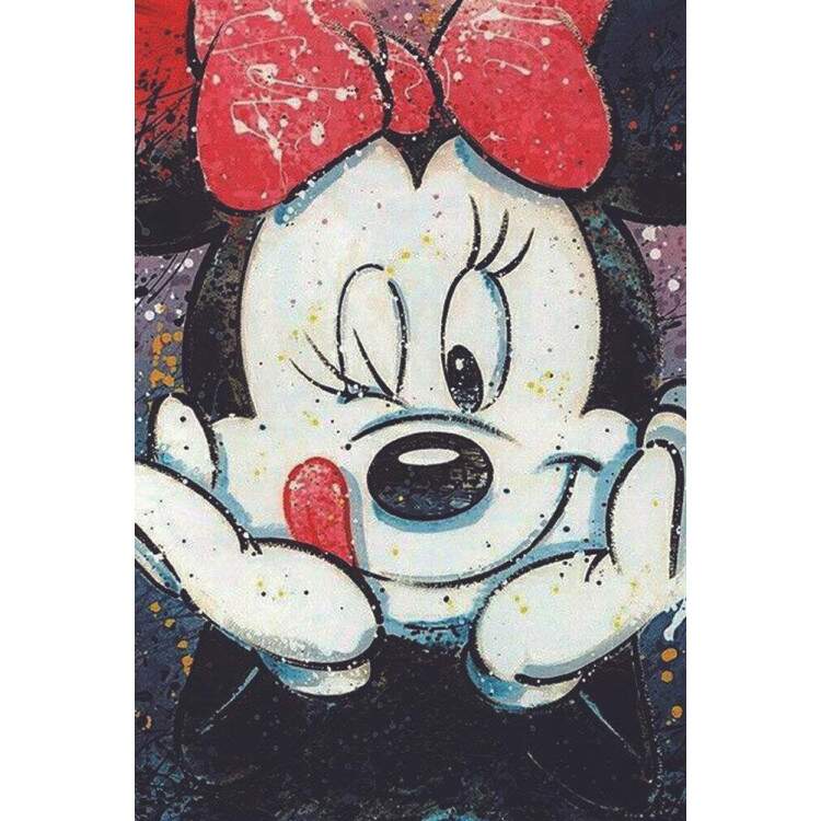 Placa Decorativa Minnie Mouse Pintura