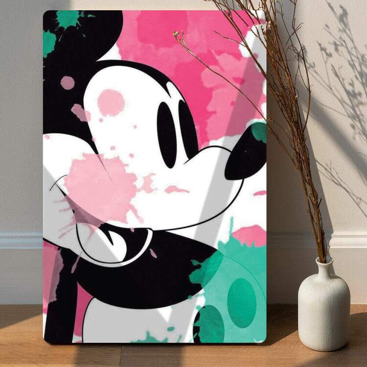 Placa Decorativa Mickey Mouse Pintura