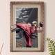 Placa Decorativa Street Fighter Ken 3D