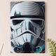 Placa Decorativa Star Wars Stormtrooper Pop Art