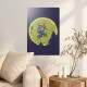 Placa Decorativa Homer e Bart Simpson