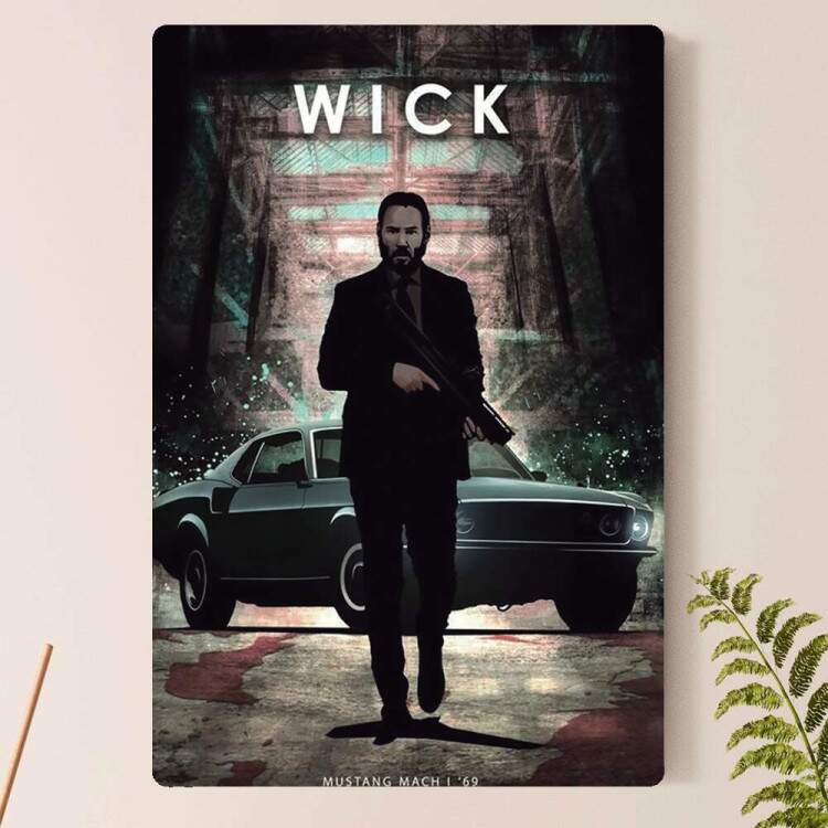 Placa Decorativa Jhon Wick