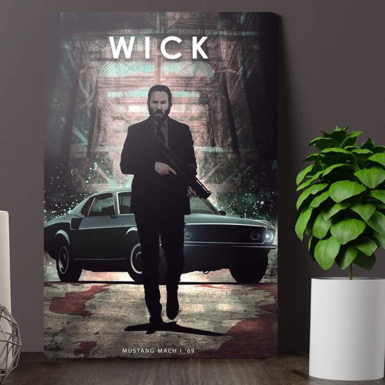 Placa Decorativa Jhon Wick