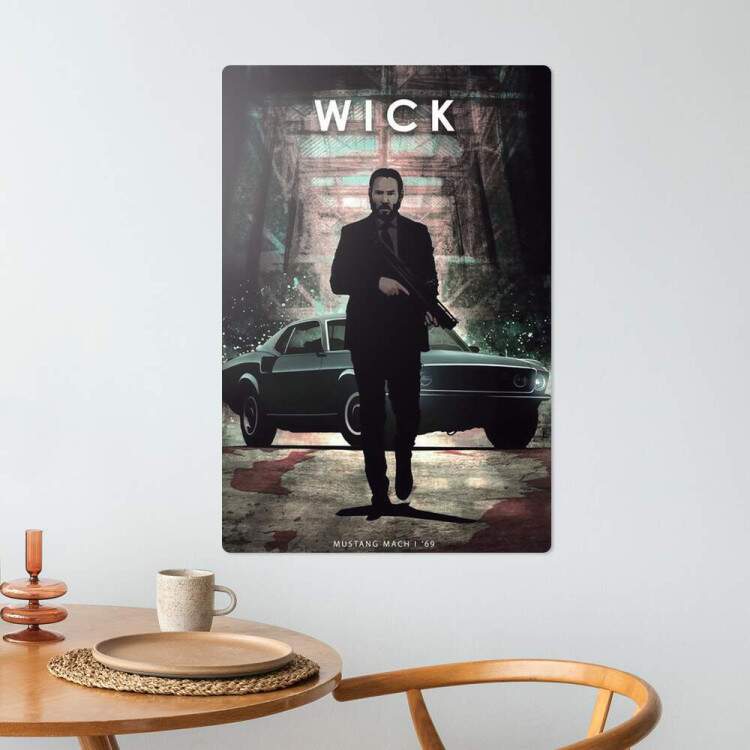 Placa Decorativa Jhon Wick