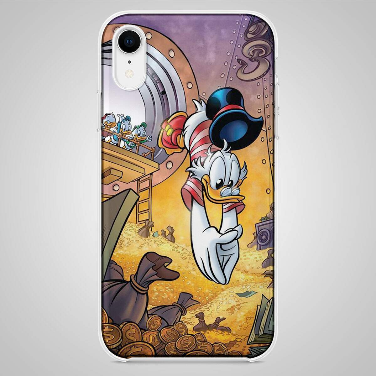 Capa para Celular Tio Patinhas Transparente e Flexvel