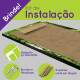 Kit 5 Quadros Decorativos Mosaico �rvores Verdes