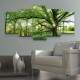 Kit 5 Quadros Decorativos Mosaico �rvores Verdes