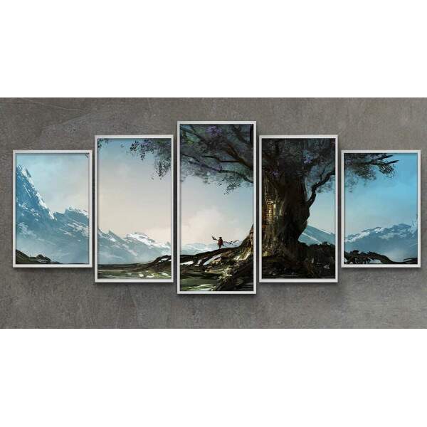 Kit Quadros Decorativos Mosaico rvore Gigante