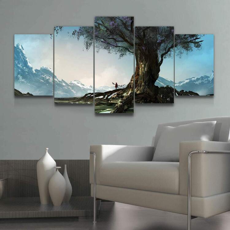 Kit Quadros Decorativos Mosaico rvore Gigante