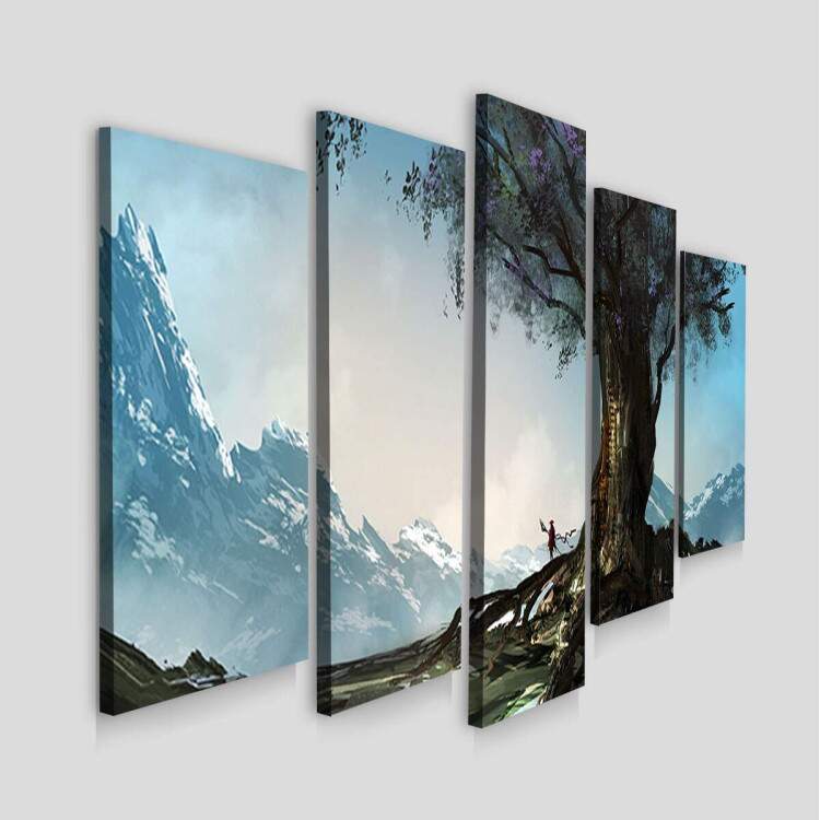 Kit Quadros Decorativos Mosaico rvore Gigante