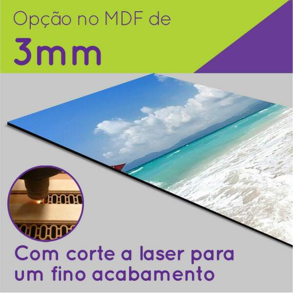 Kit Quadros Decorativos Mosaico Praia