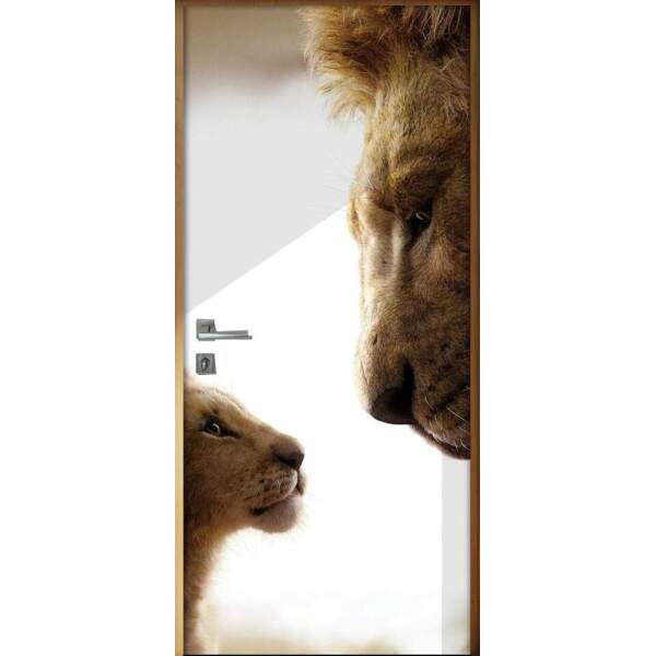 Adesivo para Porta Rei Leo