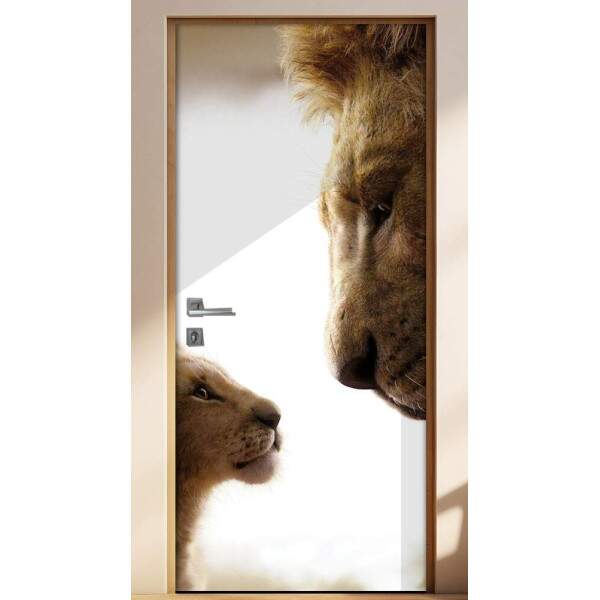 Adesivo para Porta Rei Leo