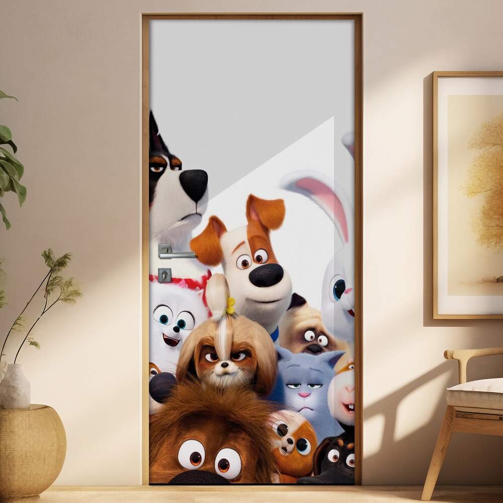Adesivo para Porta A Vida Secreta dos Pets