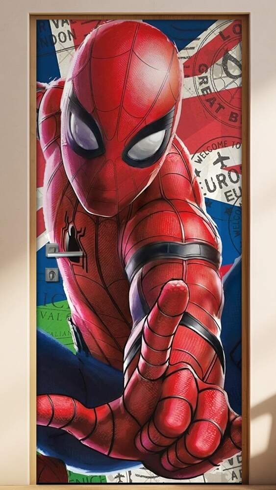 Adesivo Spider Man para Porta