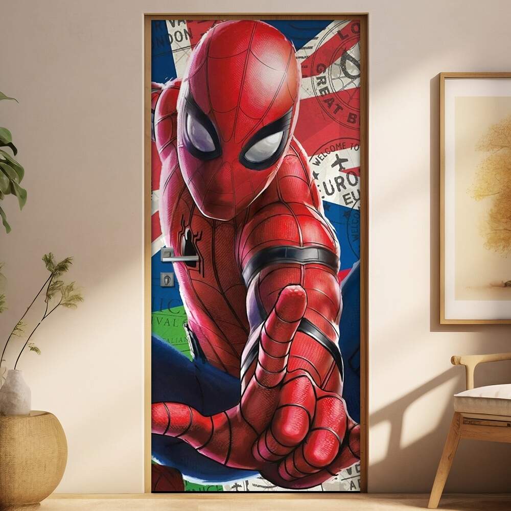 Adesivo Spider Man para Porta