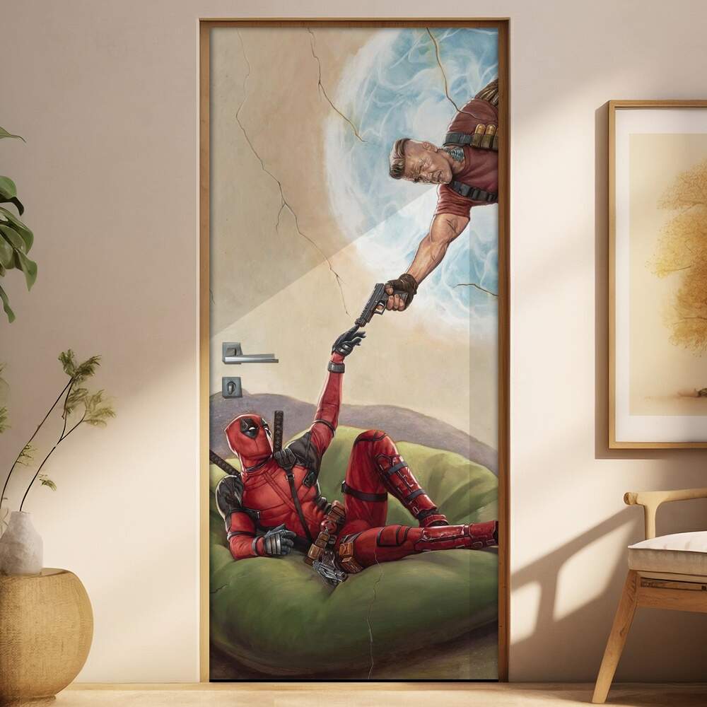 Adesivo para Porta Deadpool