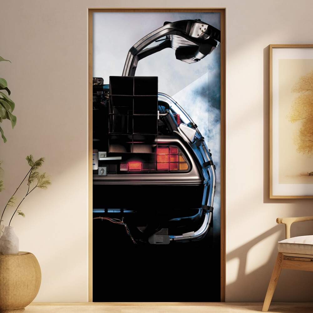Adesivo Para Porta De Volta Para o Futuro