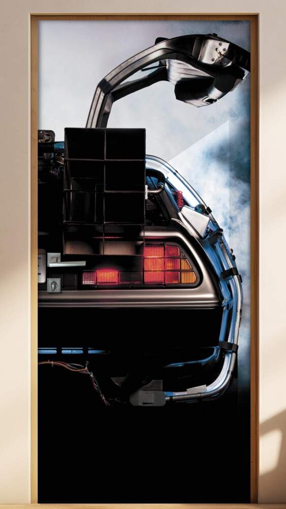 Adesivo Para Porta De Volta Para o Futuro