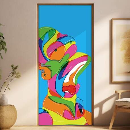 Adesivo para Porta Homer Simpson Colorido