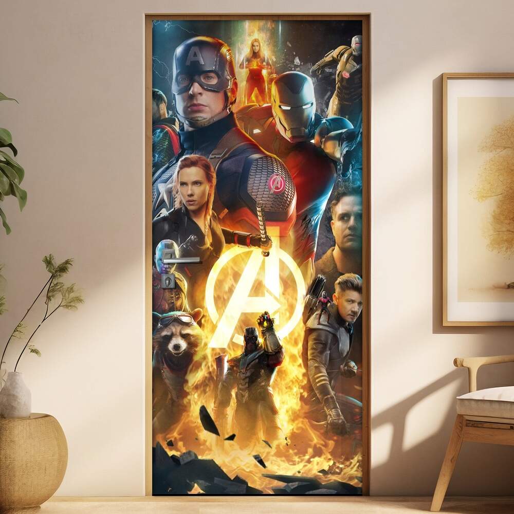 Adesivo para Porta Vingadores