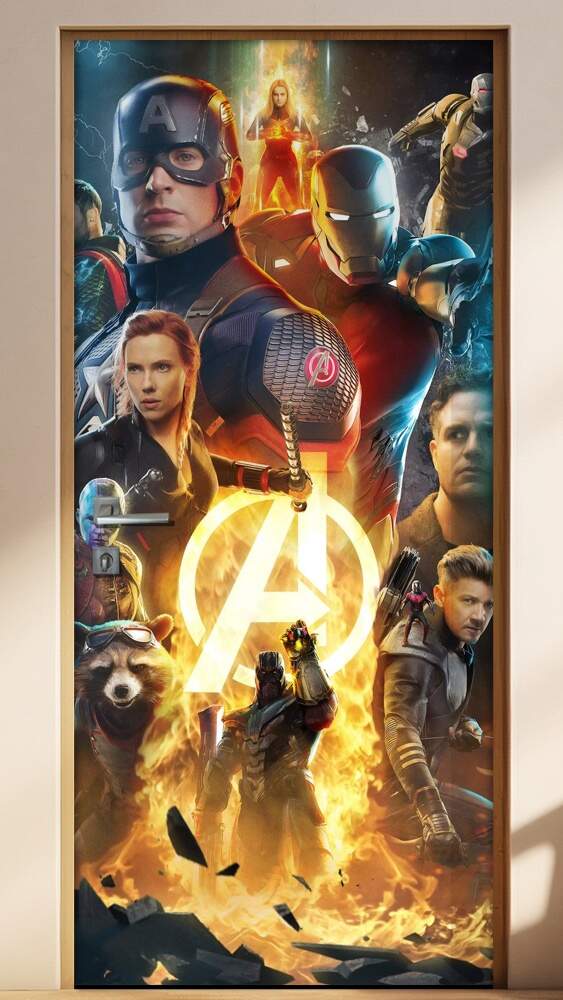 Adesivo para Porta Vingadores