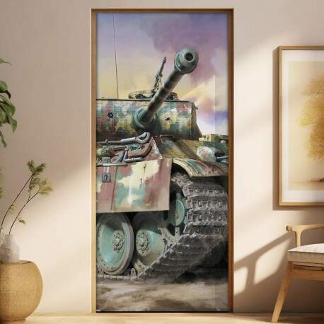 Adesivo para Porta Tanque de Guerra