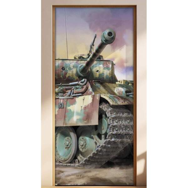 Adesivo para Porta Tanque de Guerra