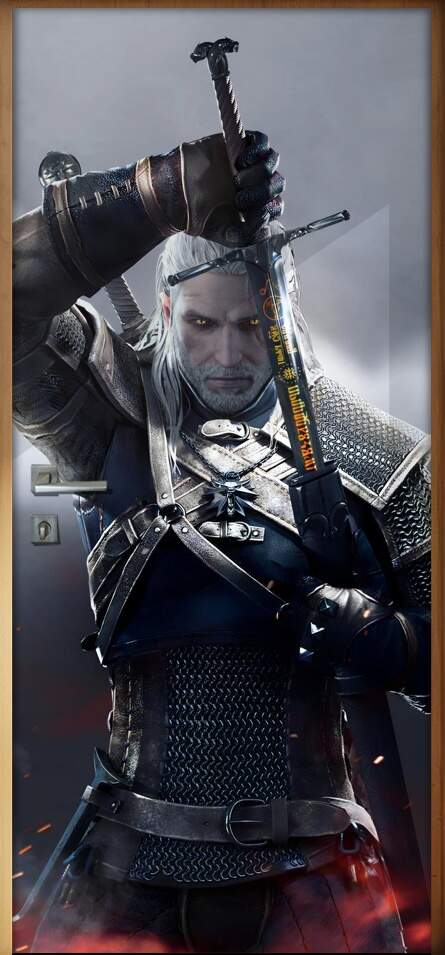 Adesivo para Porta The Witcher