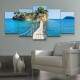 Kit Quadros Decorativos Mosaico Ponte Ilha