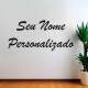 Adesivo de Parede Seu Nome Personalizado