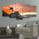 Kit Quadros Mosaico �rvore na Montanha