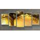 Kit Quadros Decorativos Mosaico �rvore e Luz do Sol