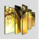 Kit Quadros Decorativos Mosaico �rvore e Luz do Sol
