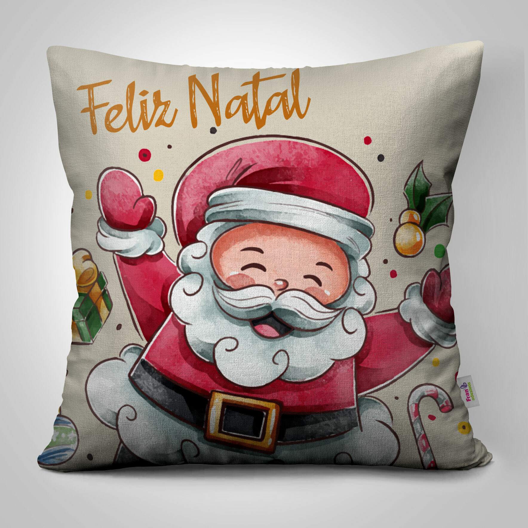 Almofada Decorativa Feliz Natal