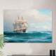 Quadro Decorativo Pintura de Barco Antigo