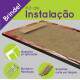 Kit Quadros Decorativos Mosaico Pintura de �rvores Rosa