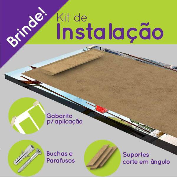 Kit Quadros Decorativos Mosaico Pintura Prdios e Casas