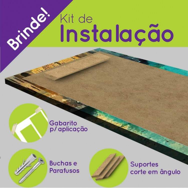 Kit 5 Quadros Decorativos Mosaico Pintura Veneza