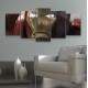 Kit Quadros Decorativos Mosaico Pintura Homem de Ferro