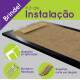Kit Quadros Decorativos Mosaico Lua Cheia