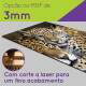 Kit Quadros Decorativos Mosaico On�as Pintadas
