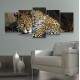 Kit Quadros Decorativos Mosaico On�as Pintadas