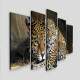 Kit Quadros Decorativos Mosaico On�as Pintadas