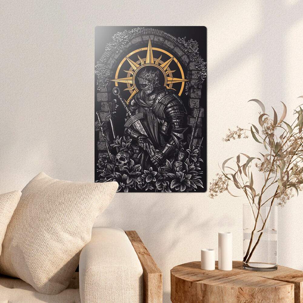 Placa Decorativa Dark Souls Elegante