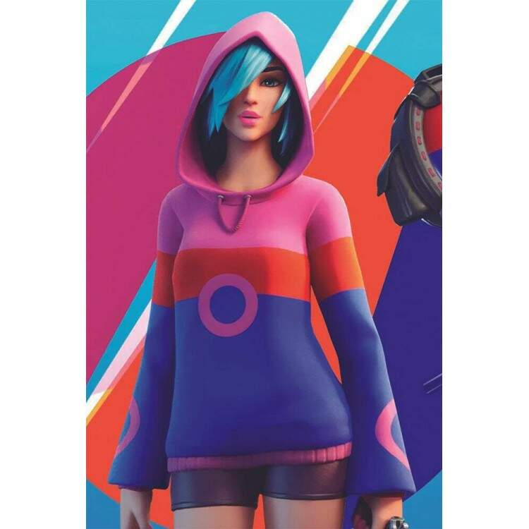 Placa Decorativa Fortnite Estilosa e Receptiva
