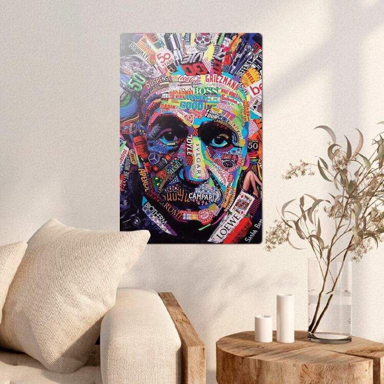 Placa Decorativa Albert Einstein
