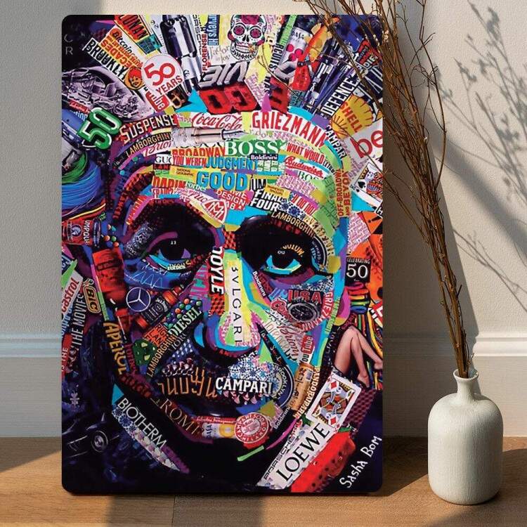 Placa Decorativa Albert Einstein