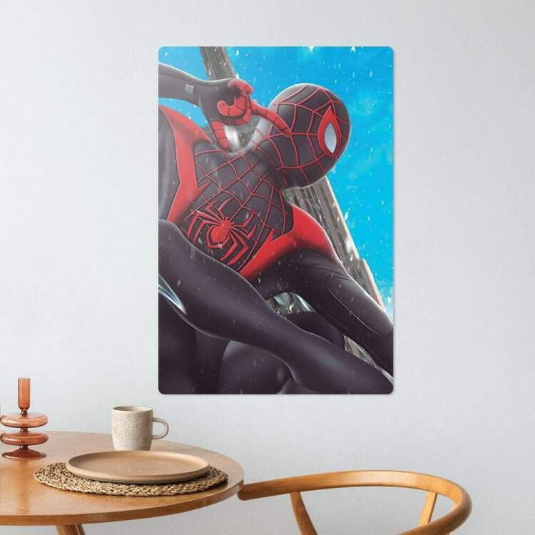 Placa Decorativa Homem Aranha Sofisticado