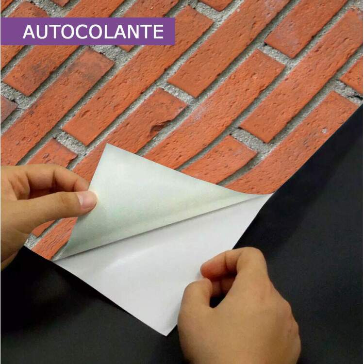 Papel de Parede Tijolo Vermelho